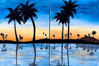 Paint and Sip - Mission Beach at Dusk